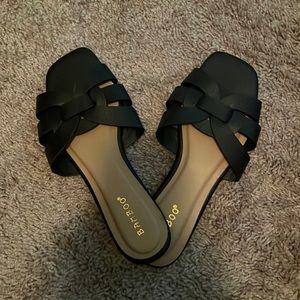 Black sandals
